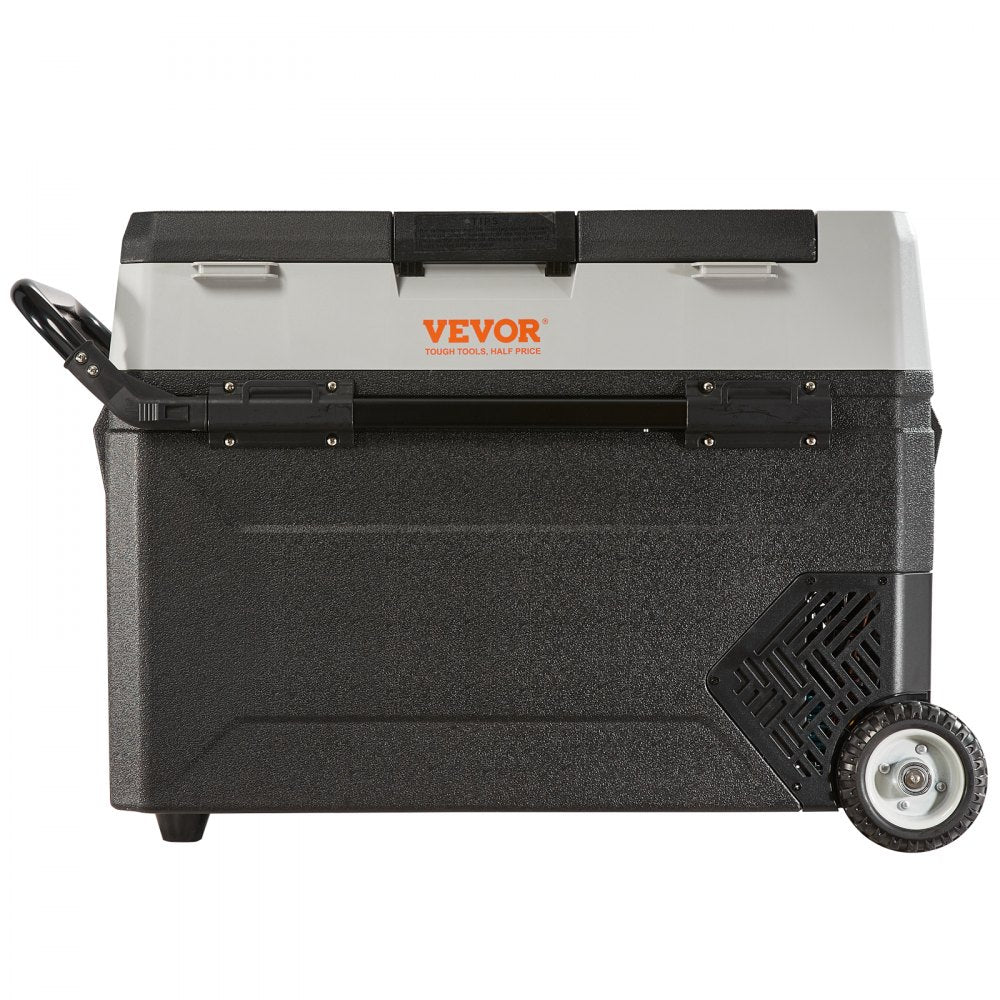 J53 - Dual Zone 56QT Portable Car Fridge, Steady 36°F Cooling