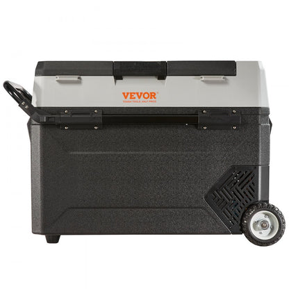 J53 - Dual Zone 56QT Portable Car Fridge, Steady 36°F Cooling