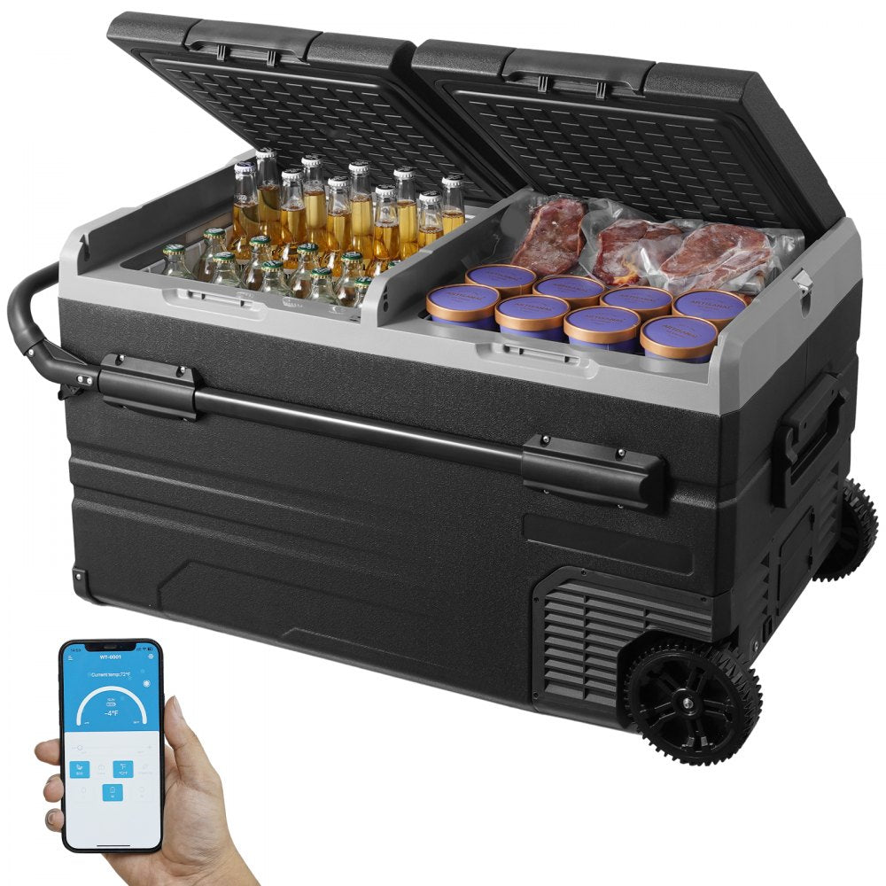 TWW115 - 115L Dual Zone Car Refrigerator Freezer with Bluetooth Control