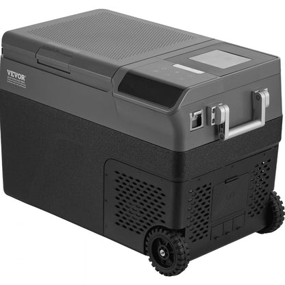 B35MI - 37QT Portable Car Fridge with Ice Maker & Adjustable Temp