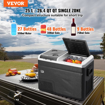 IC36 - 38QT Portable Car Fridge with Ice Maker & Dual Zone Cooling
