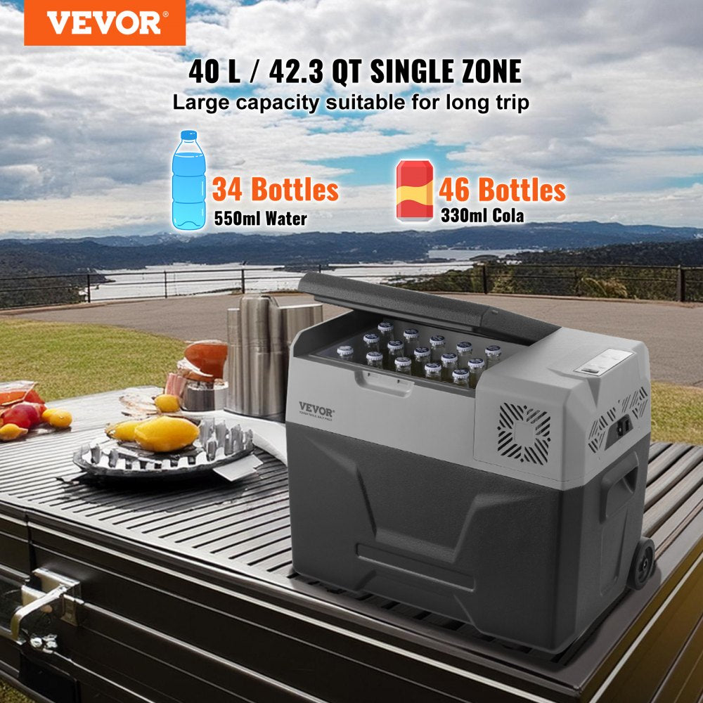 CX40 - 40L Portable Car Refrigerator with Rapid Cooling & Bluetooth Control