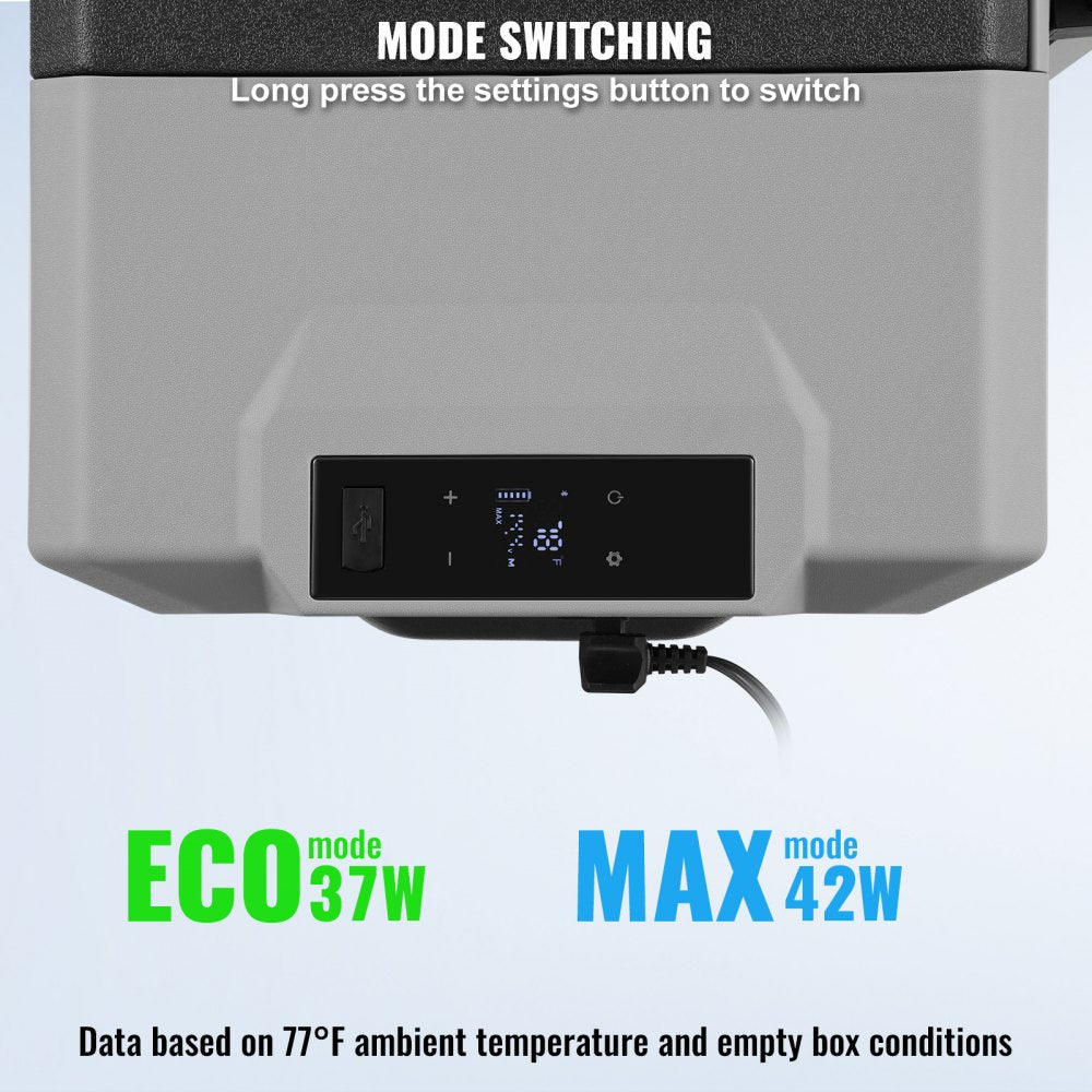 CX40 - 40L Portable Car Refrigerator with Rapid Cooling & Bluetooth Control