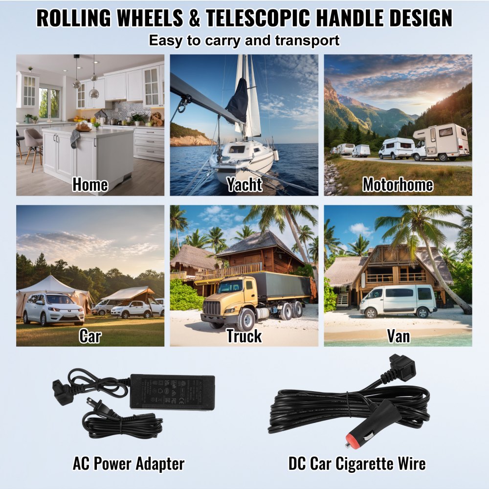 CX40 - 40L Portable Car Refrigerator with Rapid Cooling & Bluetooth Control