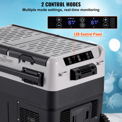 X40K - 40L VEVOR Car Fridge Freezer: Rapid Cooling & Bluetooth Control