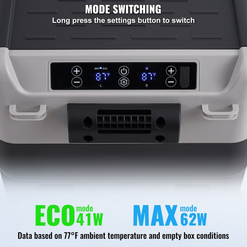 X40K - 40L VEVOR Car Fridge Freezer: Rapid Cooling & Bluetooth Control