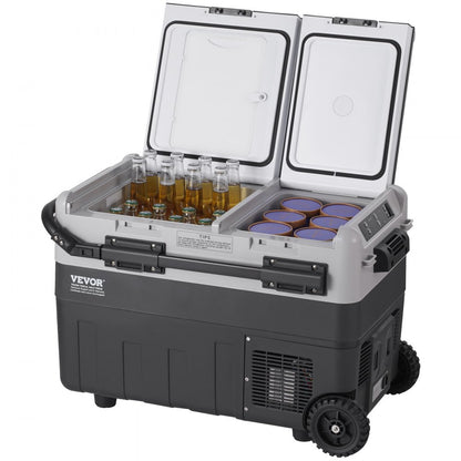 X40K - 40L VEVOR Car Fridge Freezer: Rapid Cooling & Bluetooth Control
