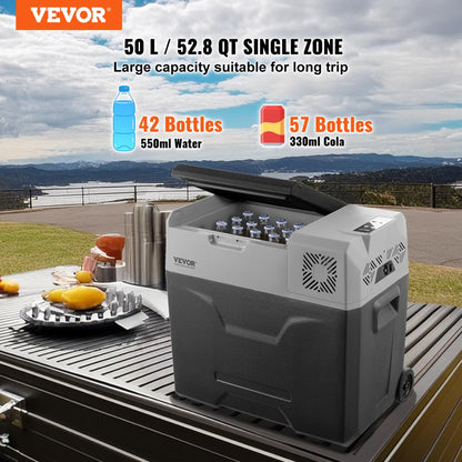 CX50 - 50L Portable Car Freezer with Bluetooth Display, Chills to -20°C