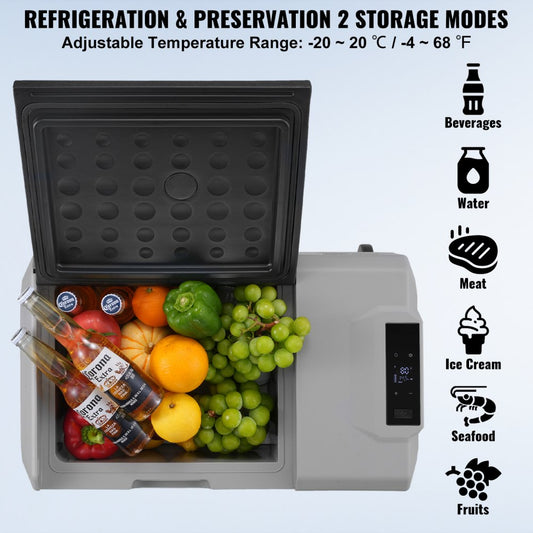 CX50 - 50L Portable Car Freezer with Bluetooth Display, Chills to -20°C
