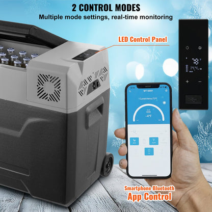CX50 - 50L Portable Car Freezer with Bluetooth Display, Chills to -20°C
