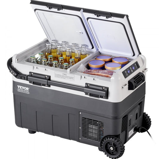 X50K - 50L Dual-Zone Portable Car Refrigerator Freezer for Travel