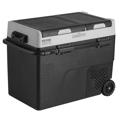 B58 - 58L Portable Car Fridge Freezer with Dual Compartments