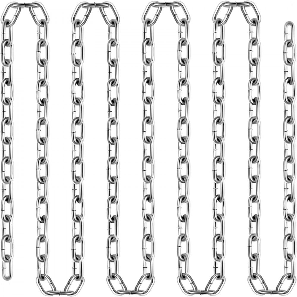 010124635488 - 5mm Heavy-Duty Proof Coil Chain for Secure Lifting & Ties