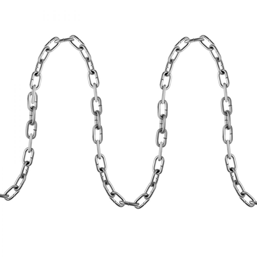 010883669178 - 6mm Heavy-Duty Proof Coil Chain for Lifting & Securing