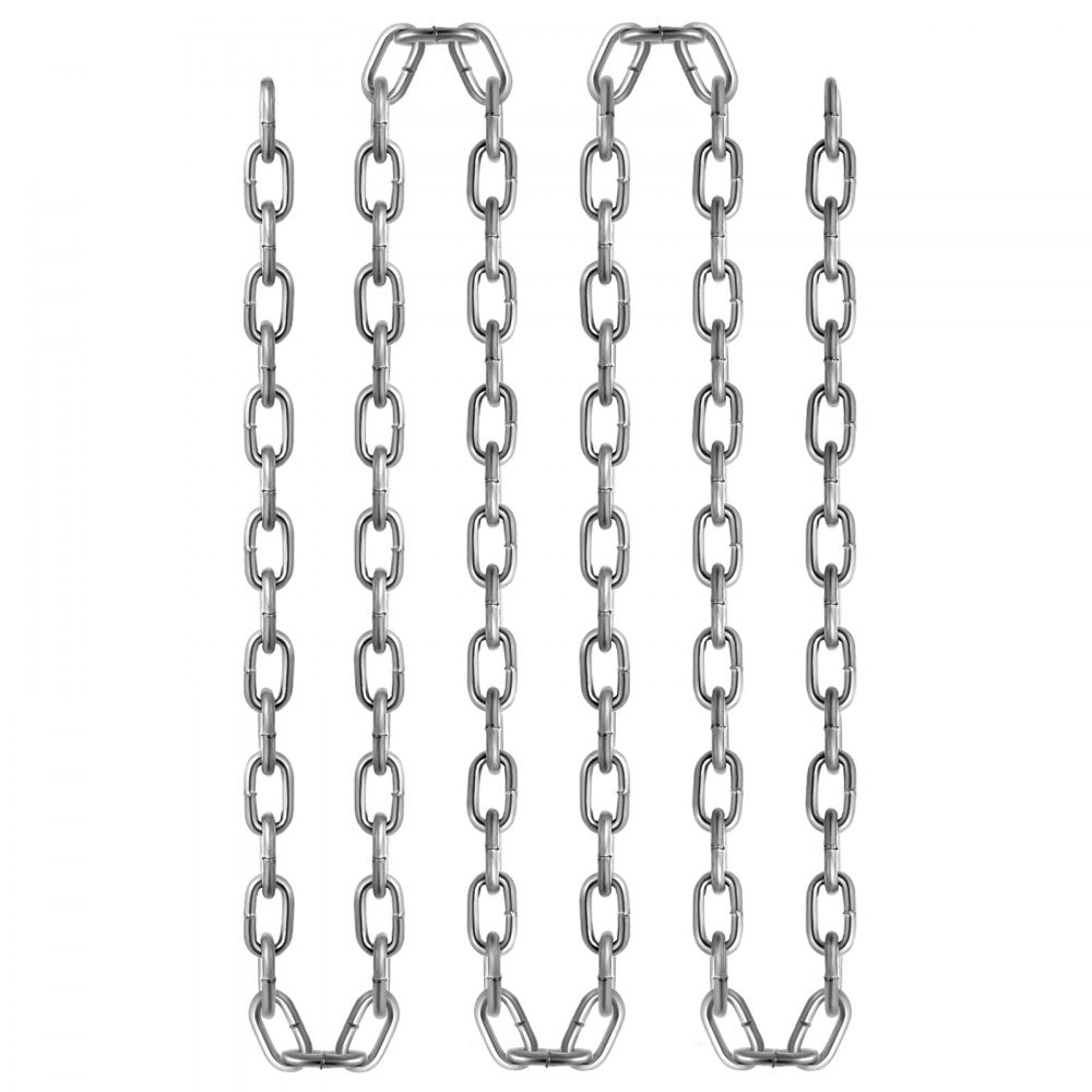 010883669178 - 6mm Heavy-Duty Proof Coil Chain for Lifting & Securing