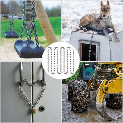 010883669178 - 6mm Heavy-Duty Proof Coil Chain for Lifting & Securing