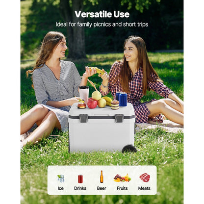 JWK-23010 - 45 Quart Portable Cooler with Wheels and Cup Holder