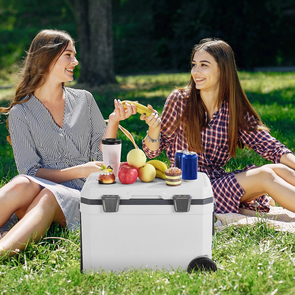 JWK-23010 - 45 Quart Portable Cooler with Wheels and Cup Holder
