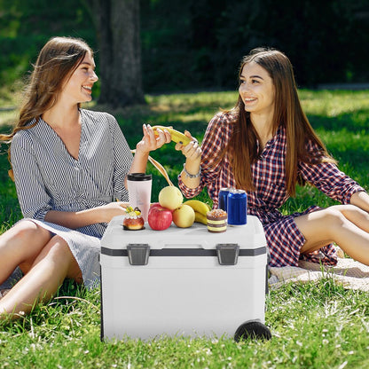 JWK-23010 - 45 Quart Portable Cooler with Wheels and Cup Holder