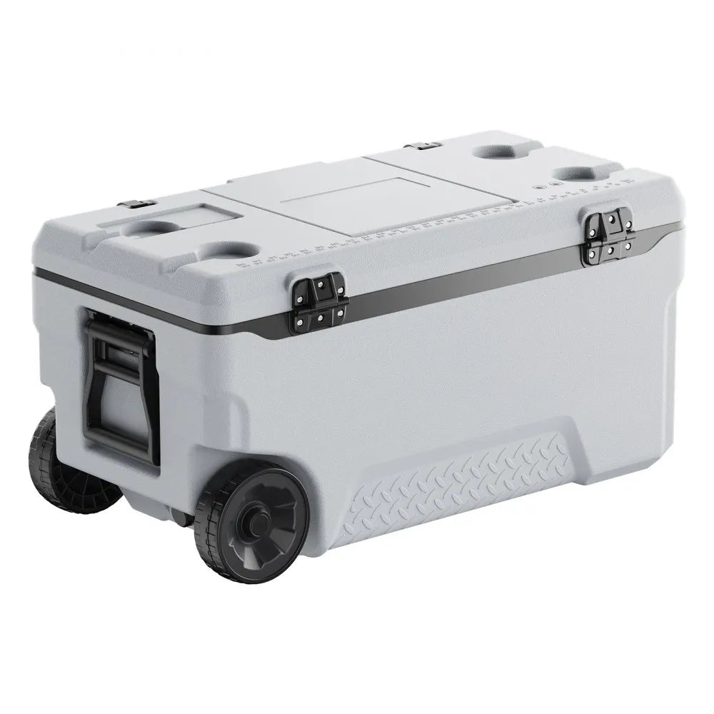 HS915 - 74QT Portable Cooler with Wheels for Outdoor Adventures