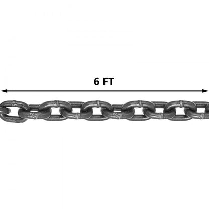 010262520951 - 6' G80 Steel Chain Sling, 6600 lbs Capacity