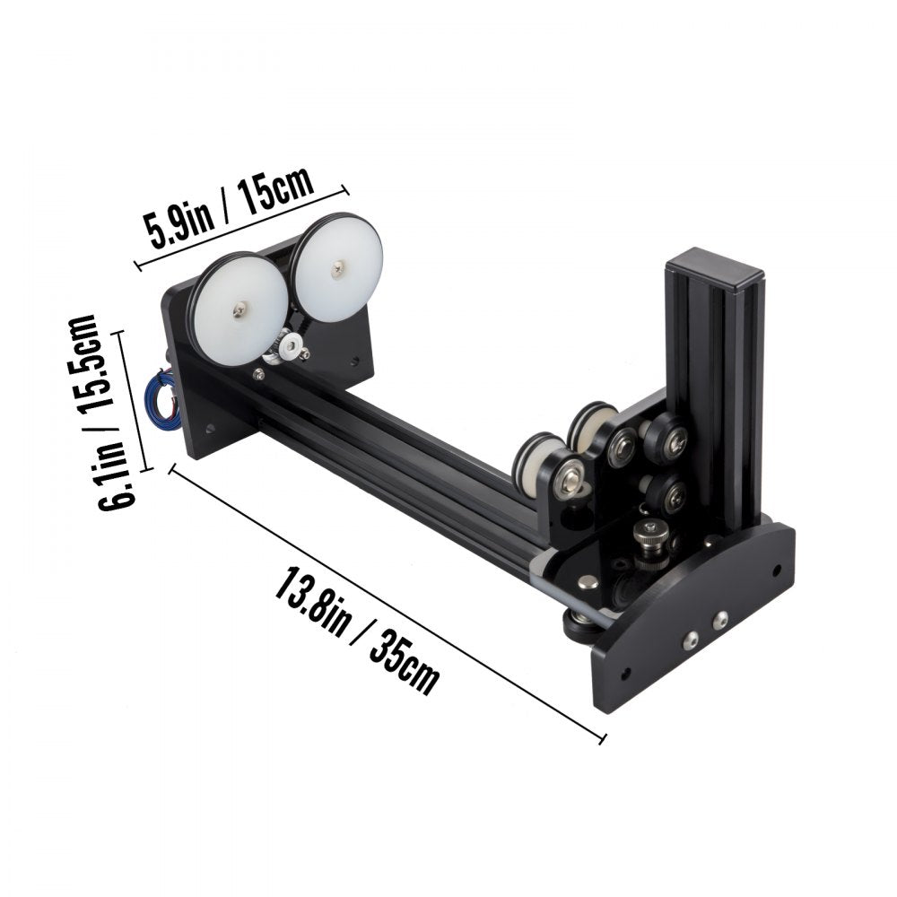 JS-42 - Rotary Axis for Laser Engraving Cylindrical Items, Precision Accessory