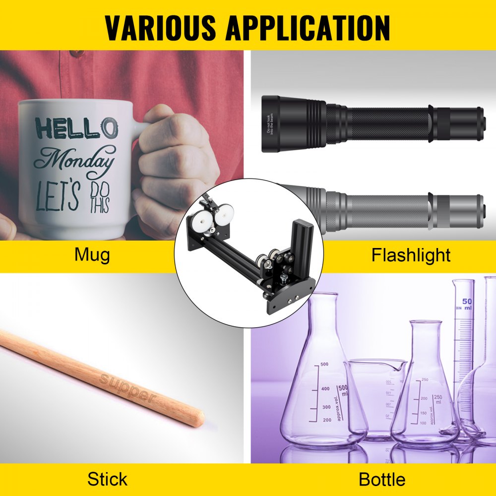 JZ-57 - Durable Rotary Axis for Precise Engraving on Cylindrical Surfaces