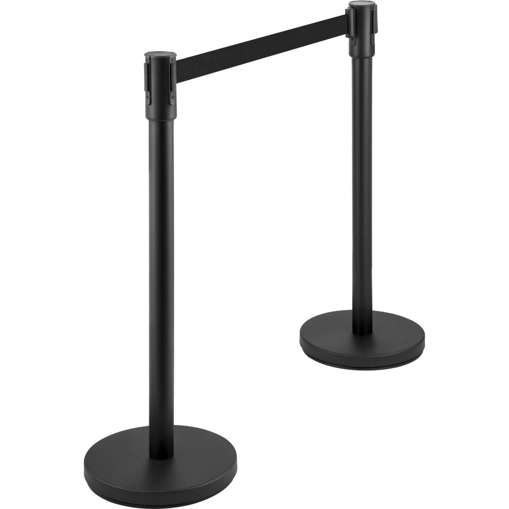 VV-SS-BLBLB8DT - 8-Piece Stainless Steel Stanchion Set with 6.6ft Belts