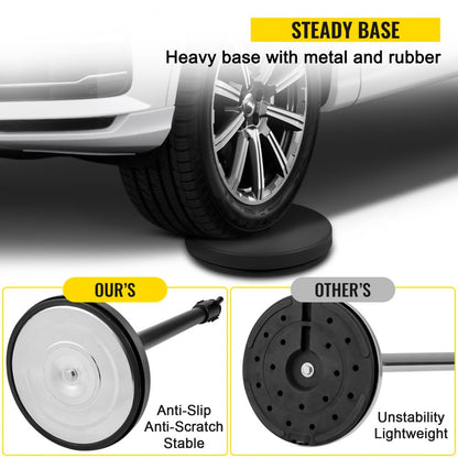 VV-SS-BLBLB8DT - 8-Piece Stainless Steel Stanchion Set with 6.6ft Belts