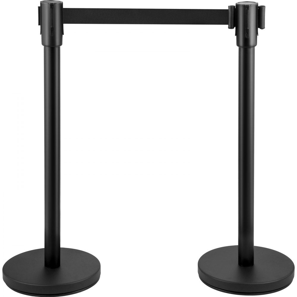 VV-SS-BLBLB8DT - 8-Piece Stainless Steel Stanchion Set with 6.6ft Belts