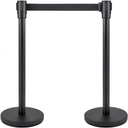Heavy Duty - Elegant Stainless Steel Stanchion Set with 4-Way Belt System