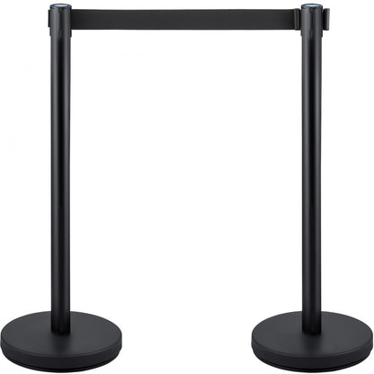 Heavy Duty - 4-Piece Stainless Steel Stanchion Set with 6.6 ft Belt