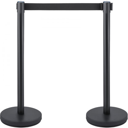 Heavy Duty - 6 PCS Stanchion Set with 6.6 ft Belt, Stainless Steel