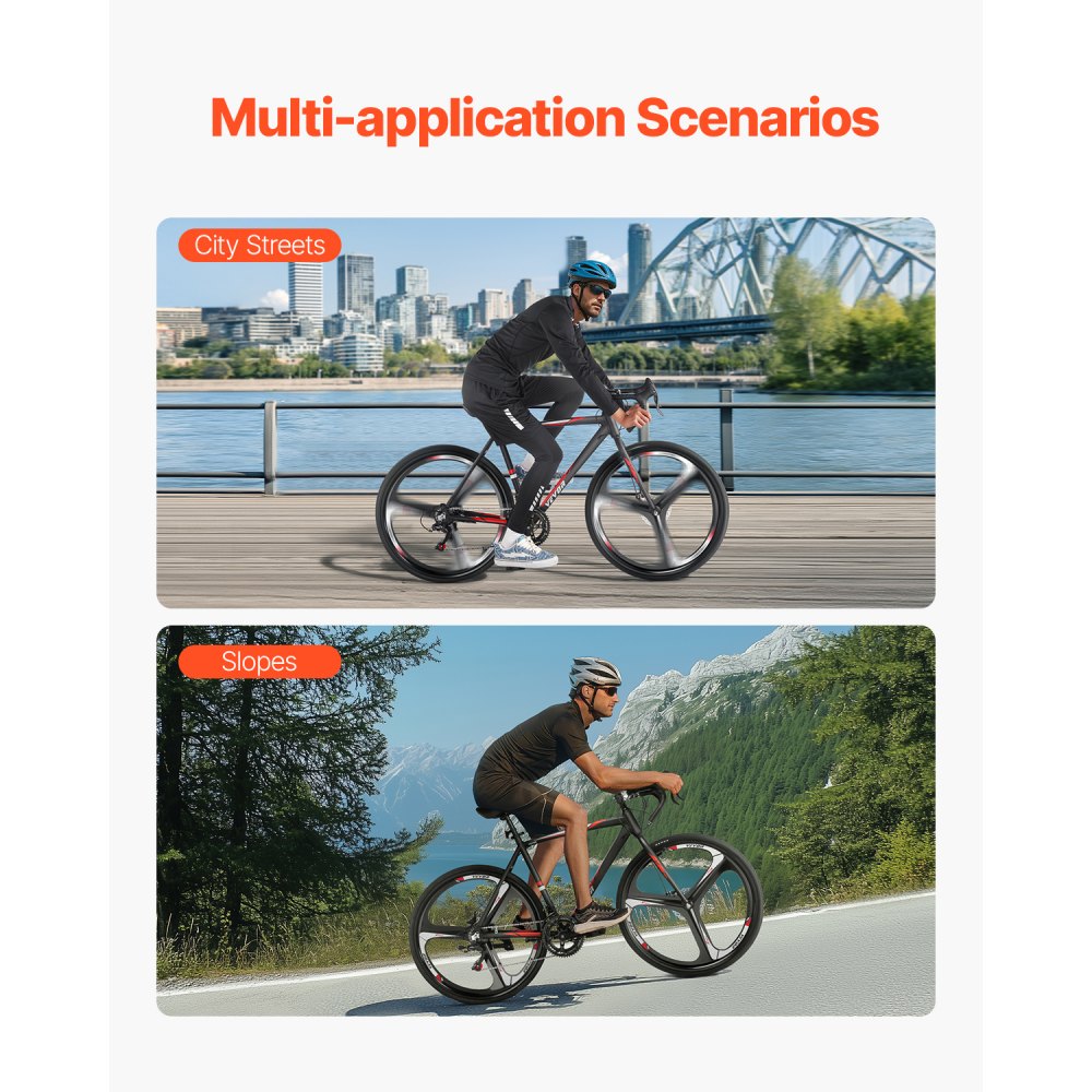 SS-700C-05 - Urban 700C Aluminum Alloy Road Bike with KENDA Tires