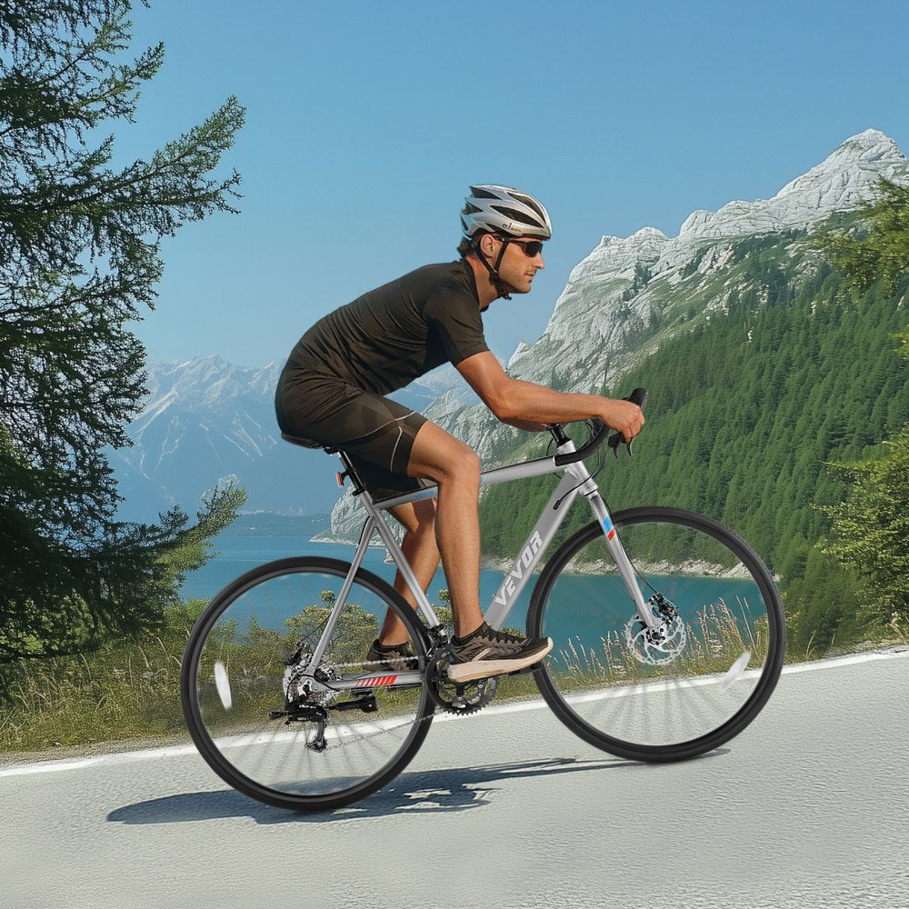 SS-700C-04 - 700C Aluminum Road Bike with 14 Speeds & Disc Brakes