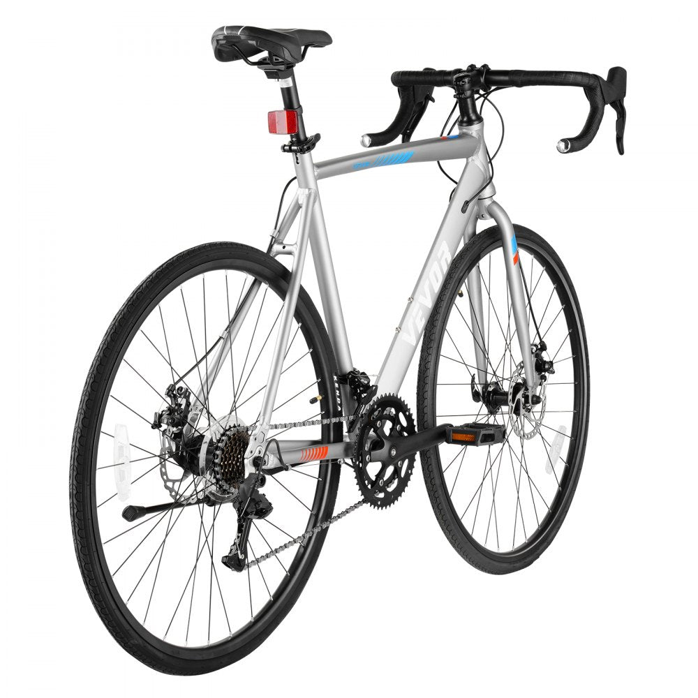 SS-700C-04 - 700C Aluminum Road Bike with 14 Speeds & Disc Brakes