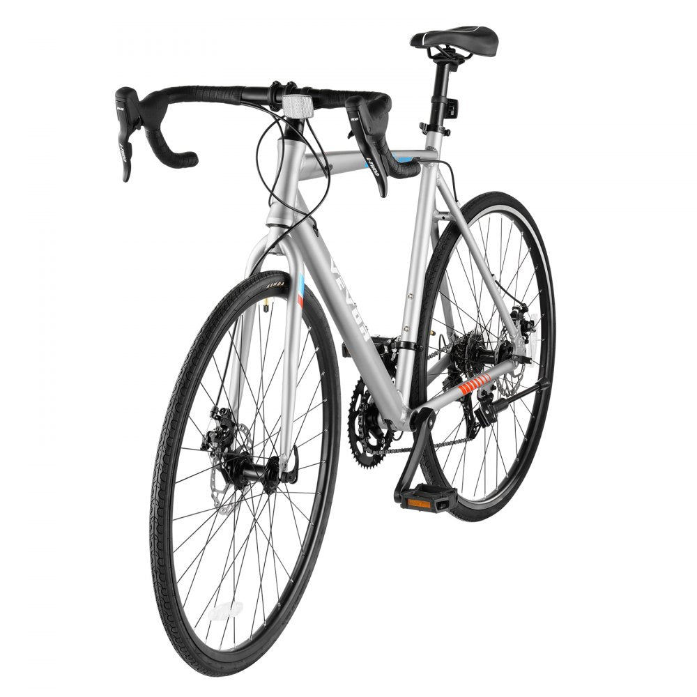 SS-700C-04 - 700C Aluminum Road Bike with 14 Speeds & Disc Brakes