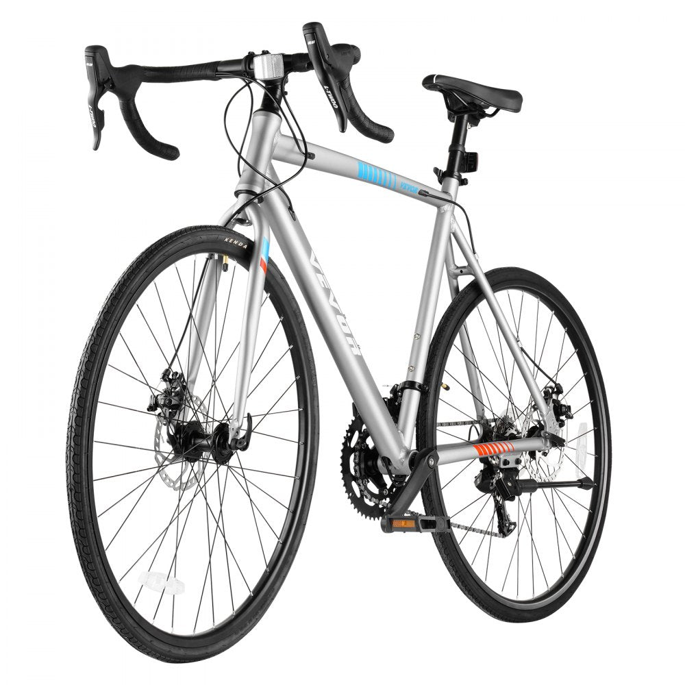 SS-700C-04 - 700C Aluminum Road Bike with 14 Speeds & Disc Brakes