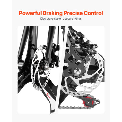 SS-700C-03 - 21-Speed 700C Road Bike with Carbon Steel Frame & Disc Brakes