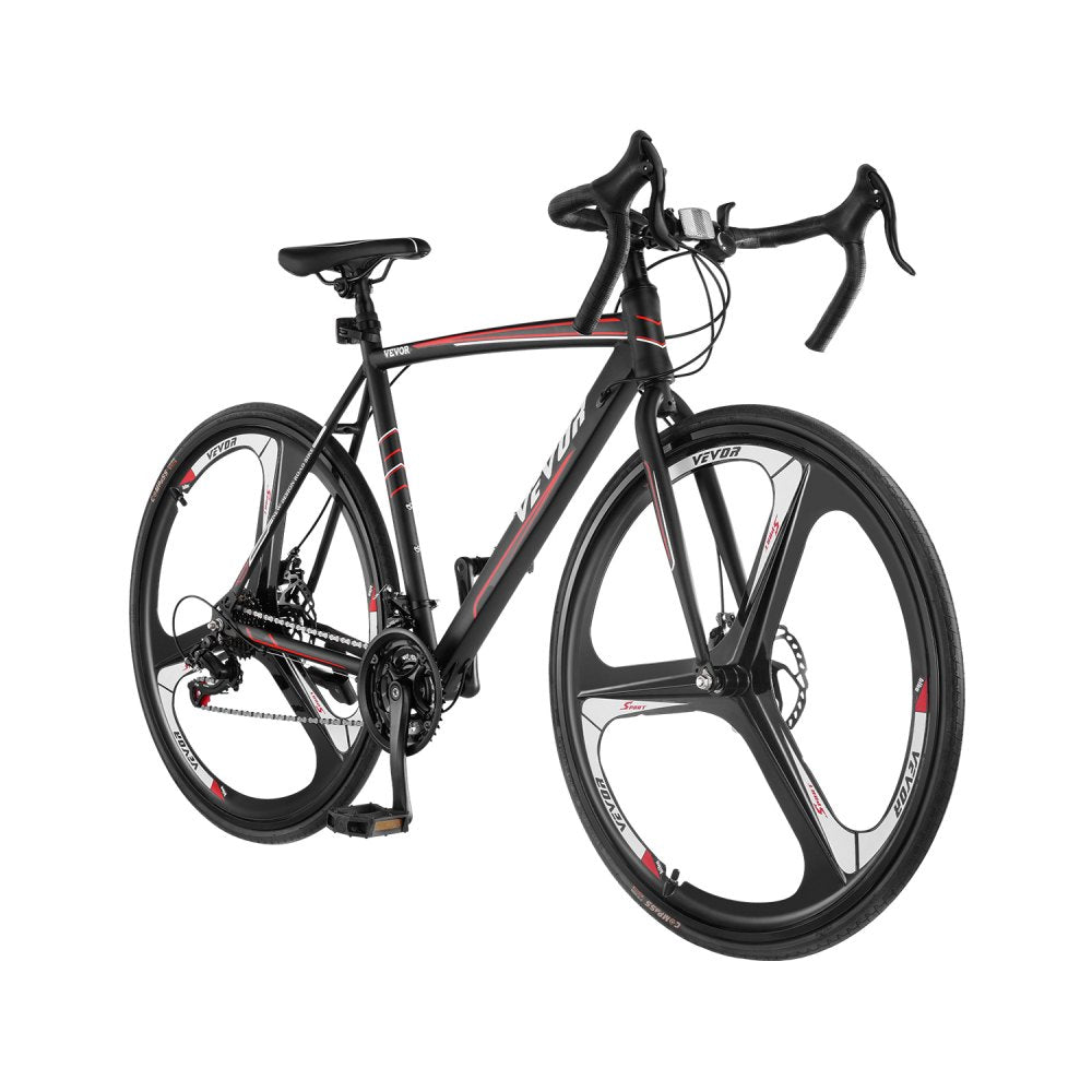 SS-700C-03 - 21-Speed 700C Road Bike with Carbon Steel Frame & Disc Brakes
