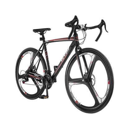 SS-700C-03 - 21-Speed 700C Road Bike with Carbon Steel Frame & Disc Brakes