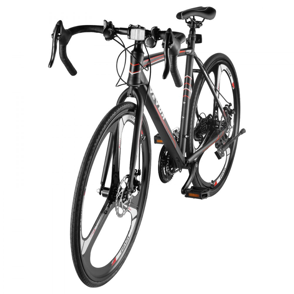 SS-700C-03 - 21-Speed 700C Road Bike with Carbon Steel Frame & Disc Brakes