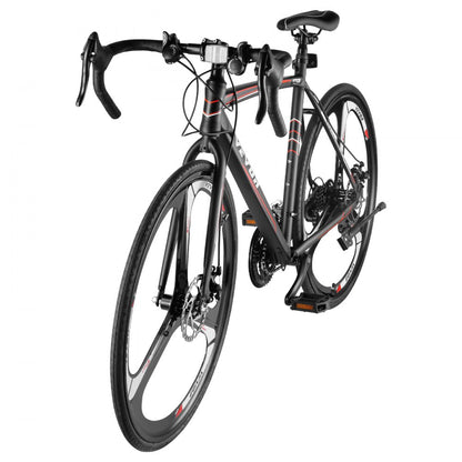 SS-700C-03 - 21-Speed 700C Road Bike with Carbon Steel Frame & Disc Brakes