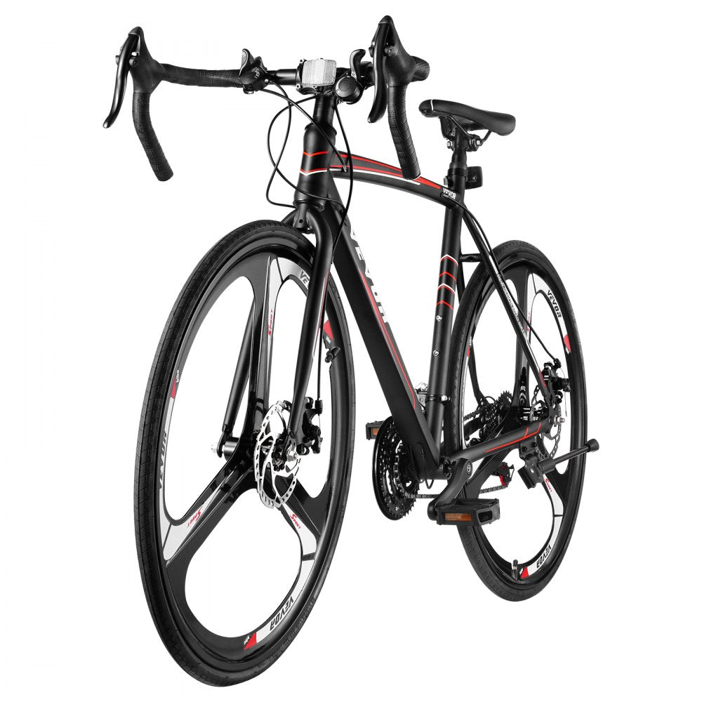 SS-700C-03 - 21-Speed 700C Road Bike with Carbon Steel Frame & Disc Brakes