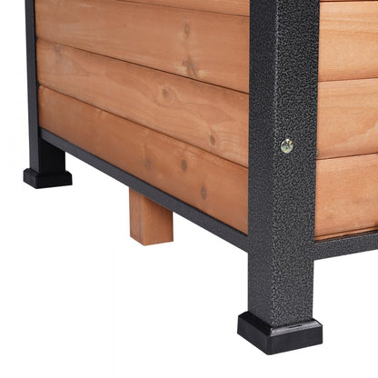 MT61802 - Spacious Insulated Outdoor Dog House for Medium to Large Breeds