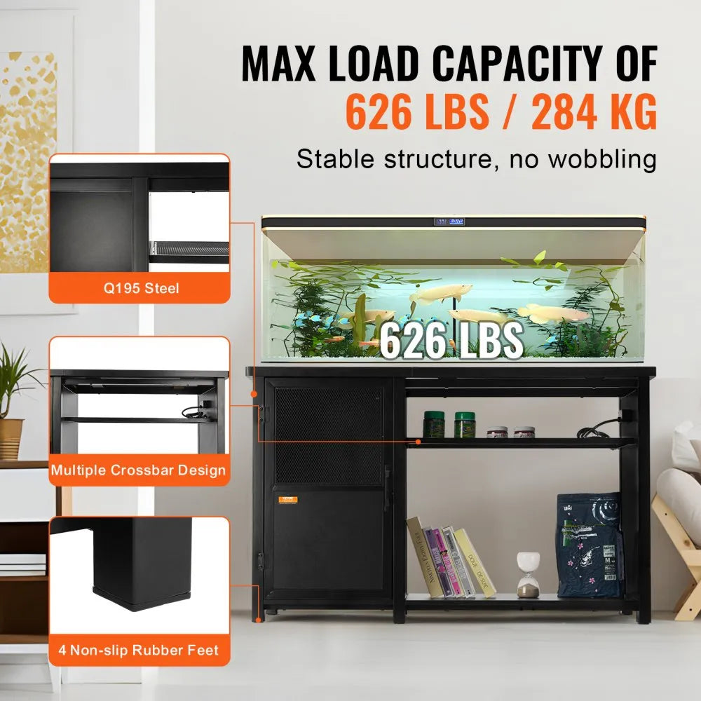 GSSU-FTS0114 - Sturdy 75-Gallon Aquarium Stand, 52 x 19.7 x 32.3 in