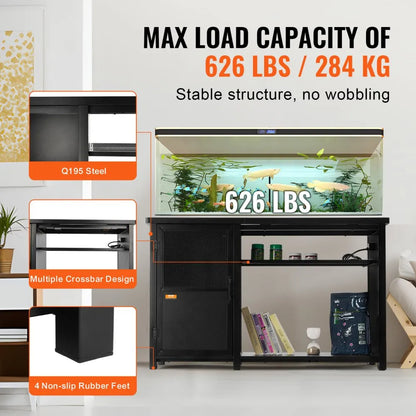 GSSU-FTS0114 - Sturdy 75-Gallon Aquarium Stand, 52 x 19.7 x 32.3 in