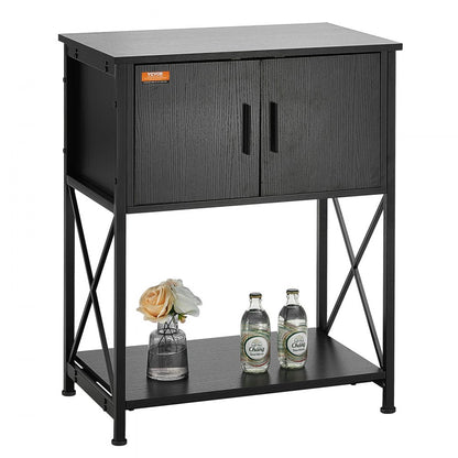 GSSU-FTS015 - VEVOR 20-Gallon Steel Aquarium Stand with 3-Tier Storage