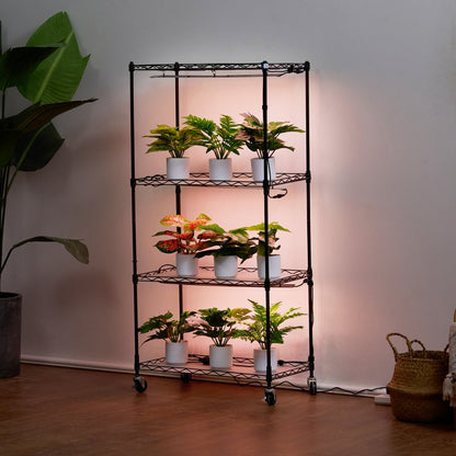 4C12060-DT55048P3-US - 49.8in Adjustable Plant Stand with 45W LED Grow Light