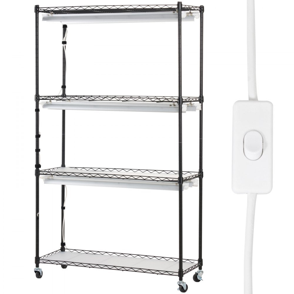 4C15090-T8DP09P6-US - 180W Steel Plant Stand with Adjustable Grow Light